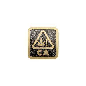 Enamel Pin Custom Lapel The West Coast Weed Pin in Black